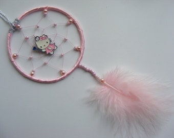 Hello Kitty MINI Dreamcatcher Bedroom or Car Mirror Charm Birthday gift Present