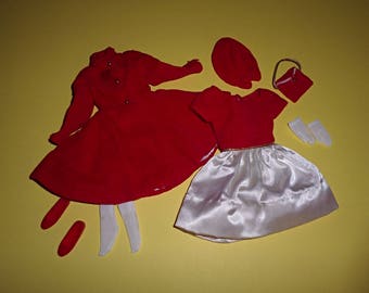 Vintage SKIPPER Silk 'N Fancy #1902 & Dress Coat #1906