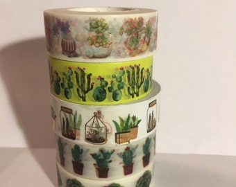 Washi Tape Sample: Plants #1