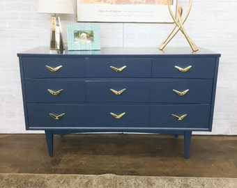 Blue credenza | Etsy