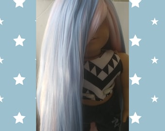 Cotton Candy; One of a Kind American girl doll wig
