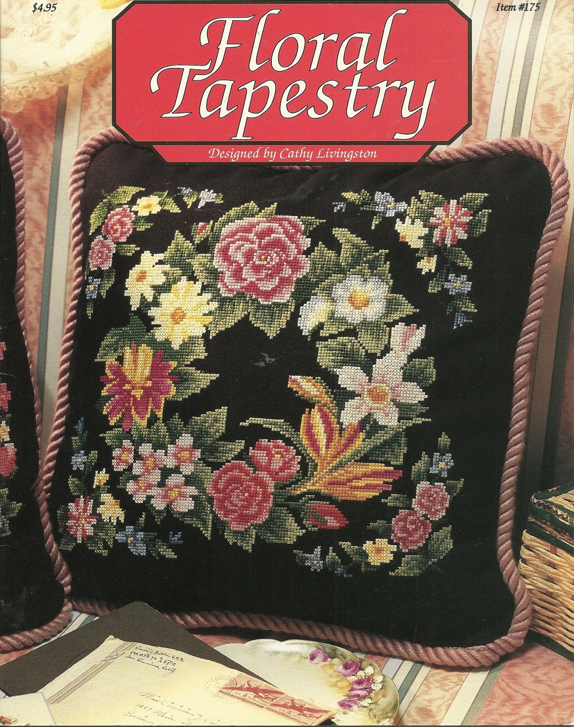 Floral Tapestry Cross Stitch Chart from StitchingNCrafting on Etsy Studio