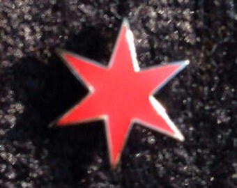 4 MINI chi star hat PINS Chicago - EDM, Clothing, Electric Forest, Summer Camp, Griz, Zeds Dead, Bassnectar, Chicago.