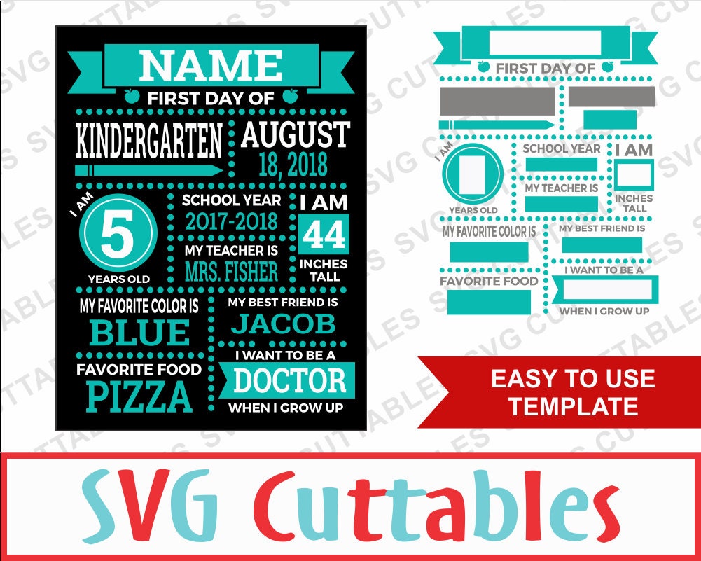 Download First Day of School svg, Last Day of School svg, dxf, eps ...