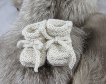 Alpaca Baby Booties