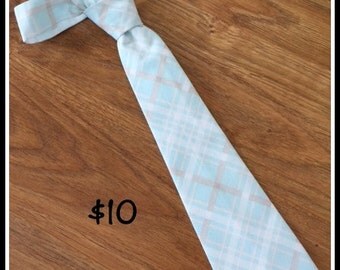 Little Boy Handmade Necktie / Light Blue Tie