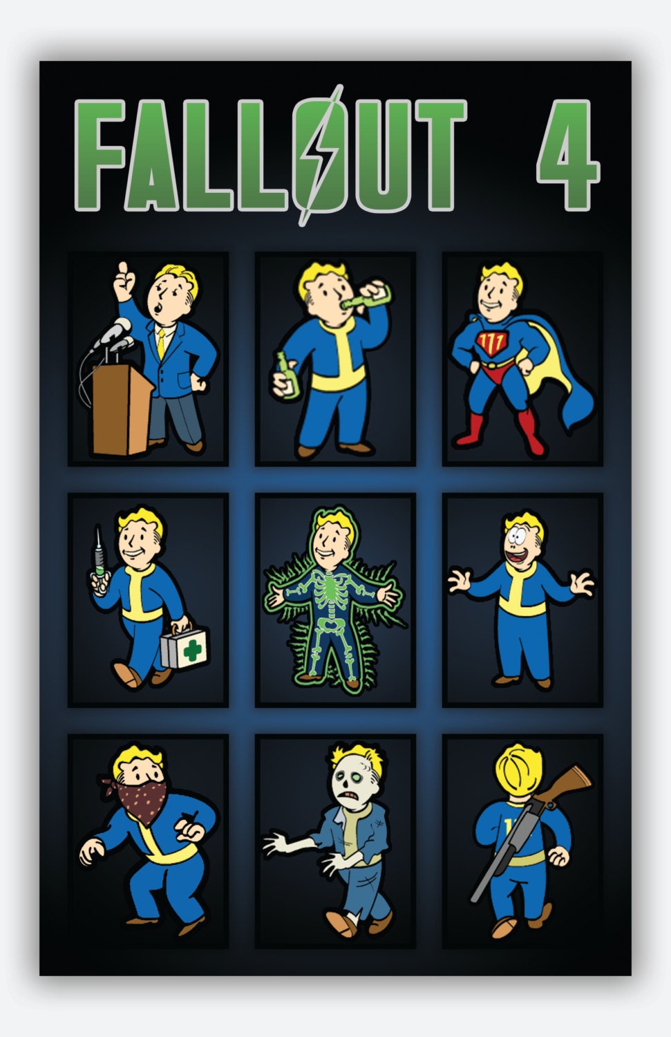 Fallout Poster // Limited Edition // Fallout 4 Poster