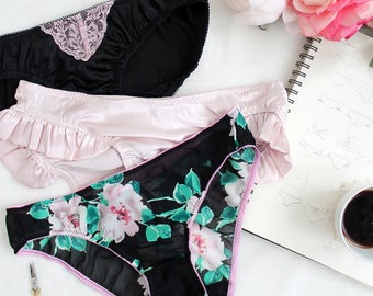 Ohhh Lulu 1309 Jane Woven Fabric Bikini Cut Knickers PDF Instant Download