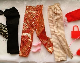 Original 1966 Mattel Doll Clothing, Accessories, Four Collections . Barbie Babysitter Ken& Skipper Clothing - Original 1967 Mattel Clothing