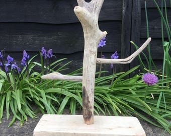 Driftwood Jewellery stand ring tree bracelet