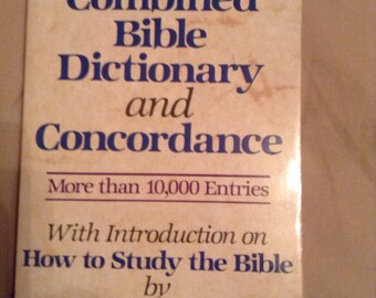 image of a bible concordance image of a bible concordance