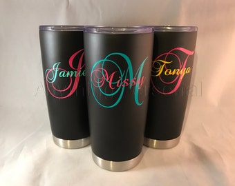 Personalized Stainless Steel Cup, Personalized Stainless Steel Tumbler, Beach Cup, Personalized Gift, Personalized Cup, Name Cup
