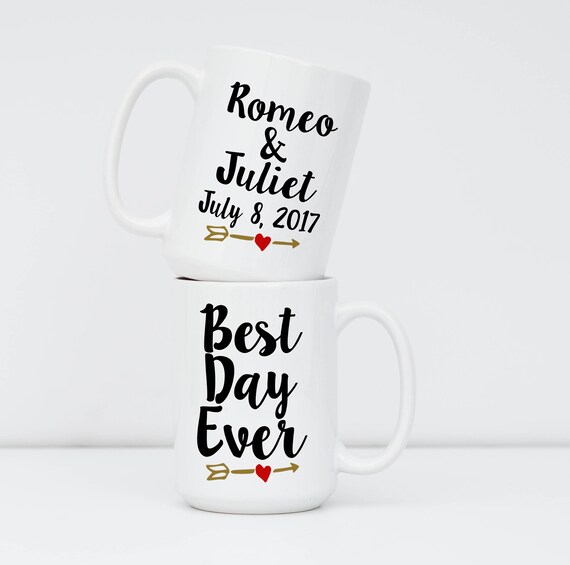 Best Day Ever Coffee Mug Wedding Gift