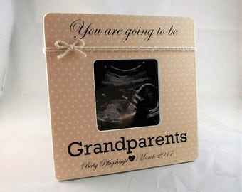 Great Grandparents picture frame, great grandma gift, pregnancy announcement