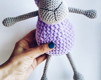 PDF Pattern Crochet Sheep Amigurumi pattern Sheep pattern Crochet animals PDF pattern Sheep Crochet toy pattern Stuffed Sheep toy pattern