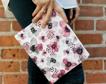 Wristlet - Coin purse - Clutch - Wristlet clutch - Handbag - Summer clutch - Bridesmaid Gift - Gift for her