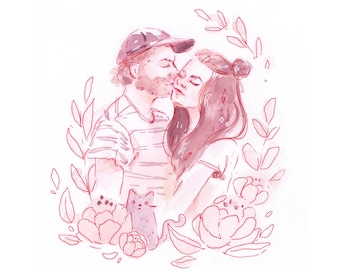 Custom Couple Portrait