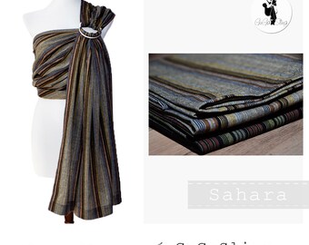 Baby ring sling, Baby carrier, Baby wrap, Sling, Ring sling, GuGaSling Sahara, Cotton, Old shcool, Gift bag