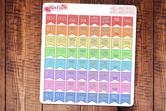 Download Mini College Student Planner Stickers Student Stickers for