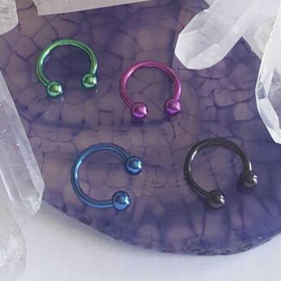 Colorful Circular Barbells 16g