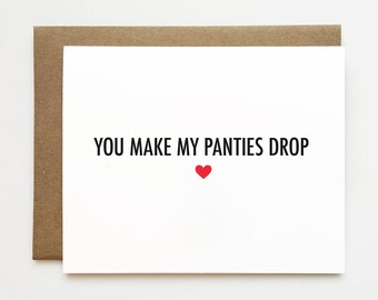 Naughty Anniversary card, Funny anniversary card, Adult birthday card for him, Naughty card for boyfriend, Sexy Valentine's day card for him