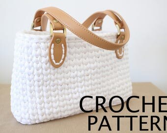 Crochet Bag Pattern, Purse Tutorial, Crochet Purse Pattern, Personalized Gift, Easy Crochet Pattern, Crochet Purse Pattern, Crochet Patterns