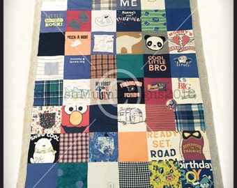 Baby Clothes Quilt/Custom Onsie Quilt/ Tee Shirt Quilt