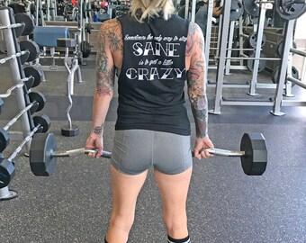 PUDDIN'/ Sometimes the only way to stay sane is to go a little crazy/ Harley Quinn/ Woman's Tee