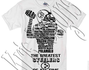 The Greatest Steelers of All Time 2 SVG files (jpg and png upon request)
