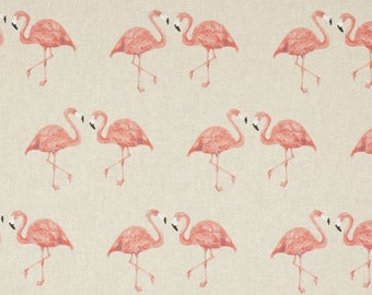 Furnishing fabric flamingo Couples on nature-CottonMix