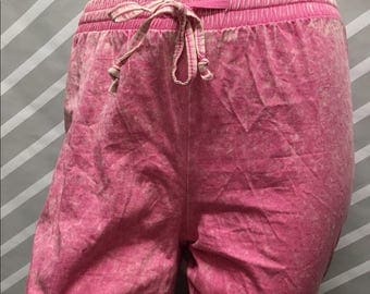 Awesome 90s Pink Acid Wash Pants