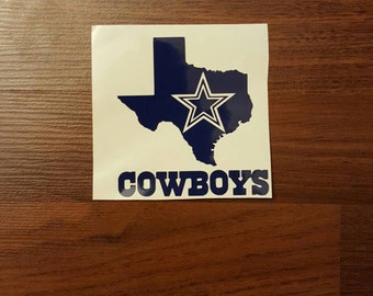 Dallas Cowboys Decal | Etsy