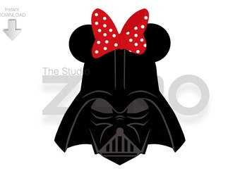 Clip Art Darth Vader Clip Art darth vader clipart etsy disney mini mouse digital clipart
