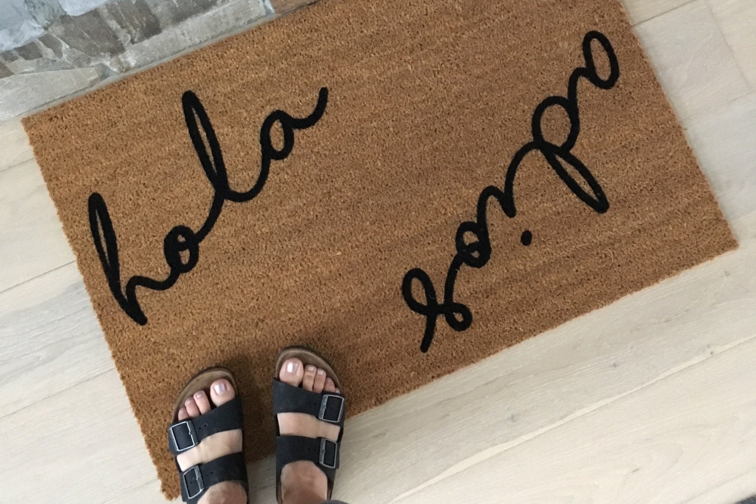 Spanish Doormat Hola Adios Doormat Spanish Floor Mat