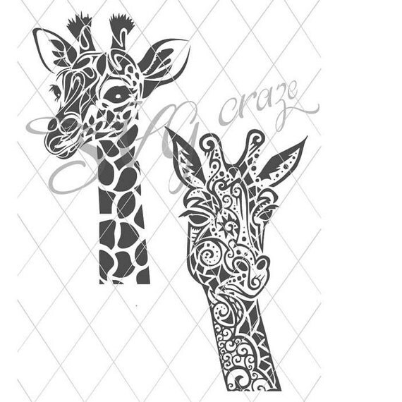 Download Giraffe Mandala / Giraffe SVG / Mandala SVG / Giraffe