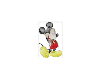 Mickey Mouse Embroidery Design - Instant Donwload