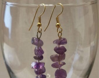 Amethyst earrings