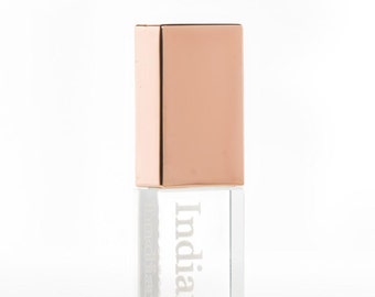 Rose Gold Crystal USB stick 4GB 8GB 16GB Personalised Customised Logo printing flash drive newborn wedding photography packaging