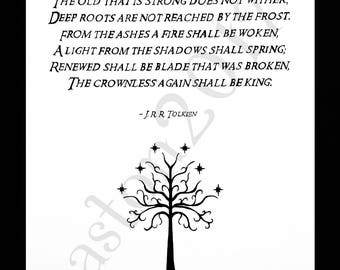 Tolkien poem | Etsy