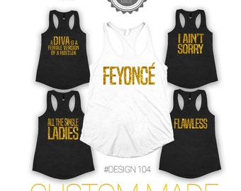 Feyonce Bachelorette tank tops, Girls weekend party tanks, Bachelorette tank top ideas, Feyonce tank top,gift for her, bridesmaid tanks