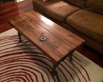 Industrial Rustic Reclaimed Coffee Table
