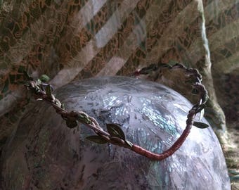 Elven Crown - Woodland crown - Fairy Tiara - Copper Wrapping