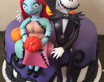Nightmare before Christmas Cake Topper