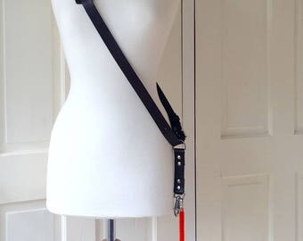 Leather Camera Strap, Sling, leather camera harness, leather camera sling, camera accessory - Quickshot