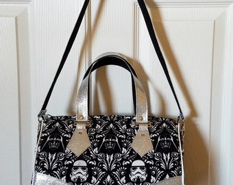 LV Style Brown Star Wars Purse Light Speedy Hand Bag by BenaeQuee