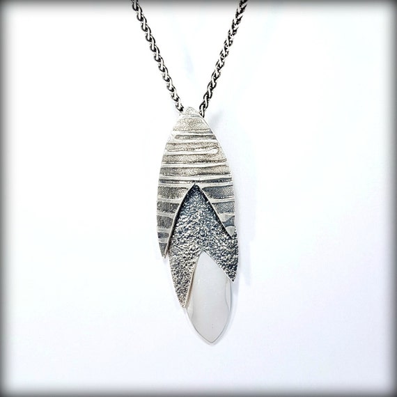 Sterling Silver Pendant Necklace Artisan Necklace Artisan