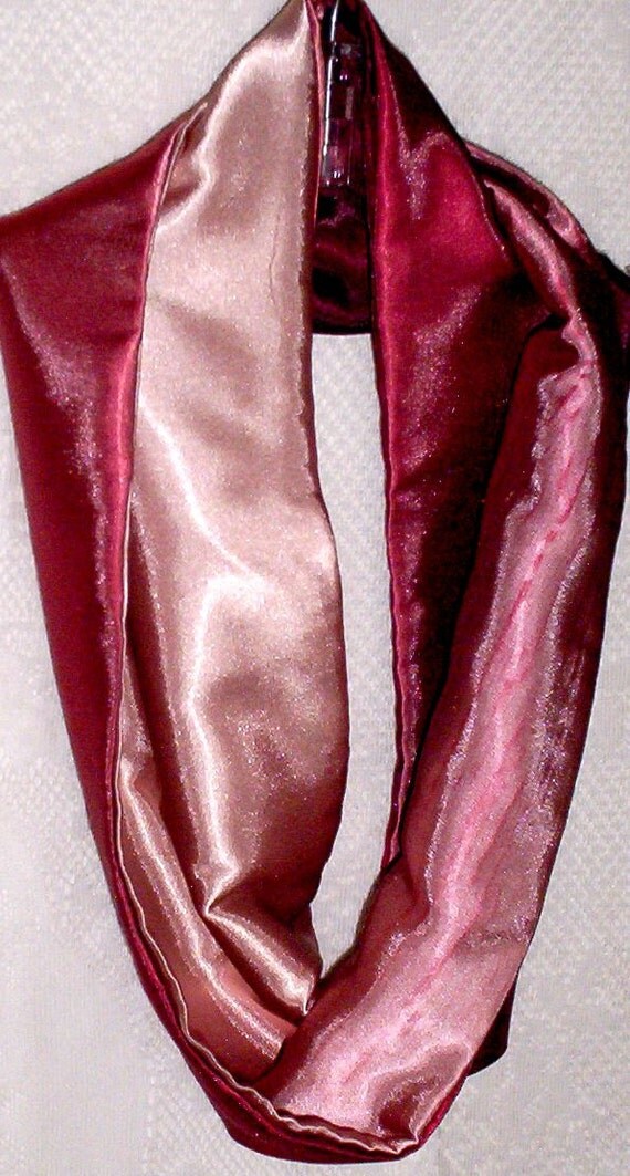 Soft Round Scarf Short Infinity Scarf by UniqueSewingBoutique