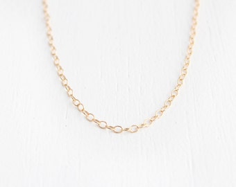 Choker Necklace - 14k Gold Filled or Sterling Silver - Claudia