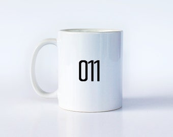 011 | Stranger Things Mug | Stranger Things Gift | Eleven | Sci Fi Mug | 80's Mug | Geeky Mug | Gift for Her | Gift for Him | M78