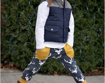 Junior Joggers: Joggers Sewing Pattern, Harem Pants Sewing Pattern